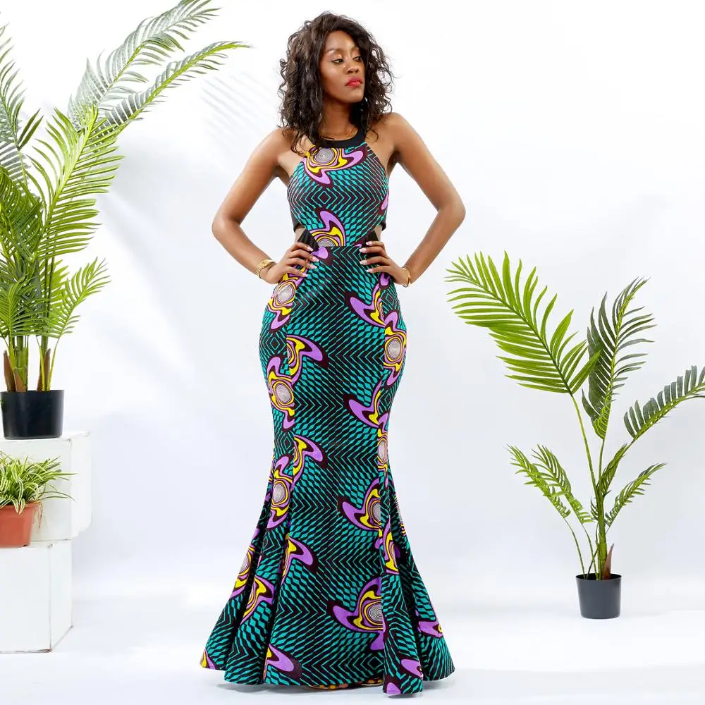 Modern African Dresses Women Bodycon Backless Evening Gown African Clothing Print Casual Dresses Summer Color Loose, Customized color
Modern African Dresses Women Bodycon Backless Evening Gown African Clothing Print Casual Dresses Summer Color Loose, Customized color