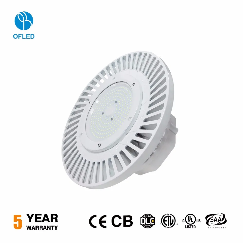 5 Years Warranty 140lm/w SMD3030 IP65 Zigbee Dali Warehouse 240w Led High Bay Light Waterproof UFO High Bay - ANKUX.COM