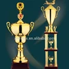 2015 High quality custom wooden base metal award trophies