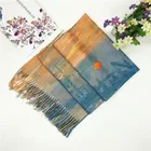 Made in China Fashion Color Customized Size Polyester Pashmina Scarf