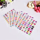 Eco-friendly self-adhesive DIY cartoon nail sticker for kids
