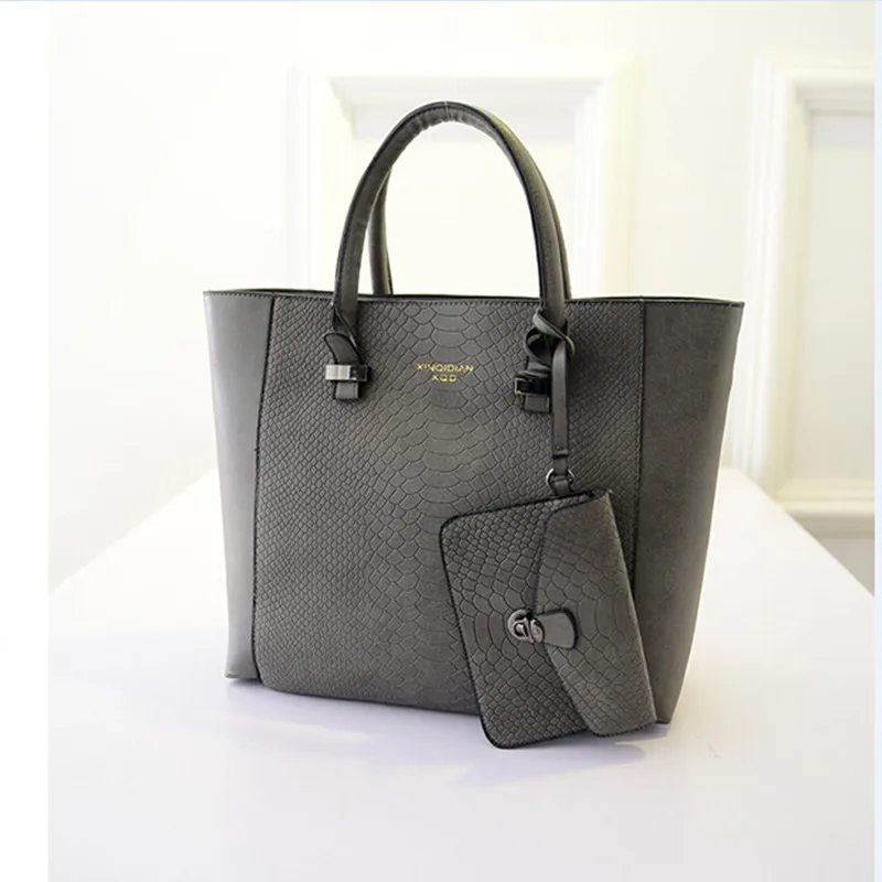 2015 Hot Sell Fashion Crocodile Pattern Women's Handbags Shoulder Bag Sac a Main Marques Female Messenger Bags Ladies Day Clutch
