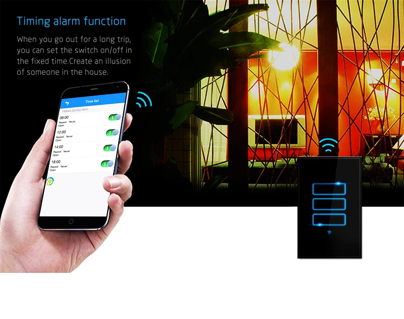 LANBON New Model Switch intelligent voice control built-in wifi module wall light switch beyond ZigBee zwave no need gateway - ANKUX.COM