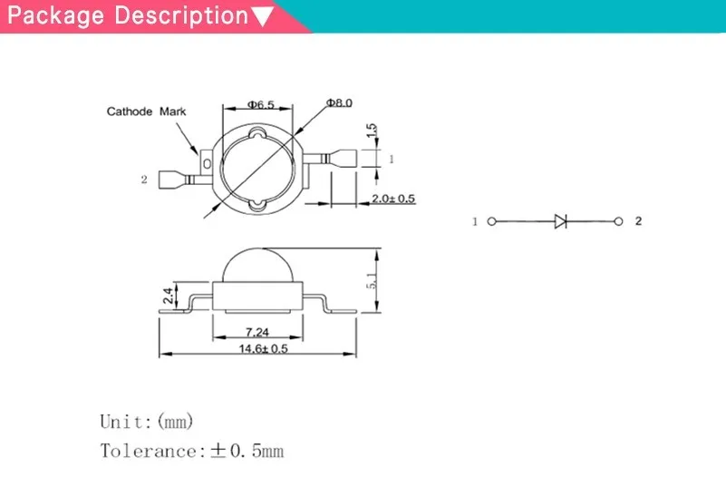 1W high power led-white silicon lens.jpg