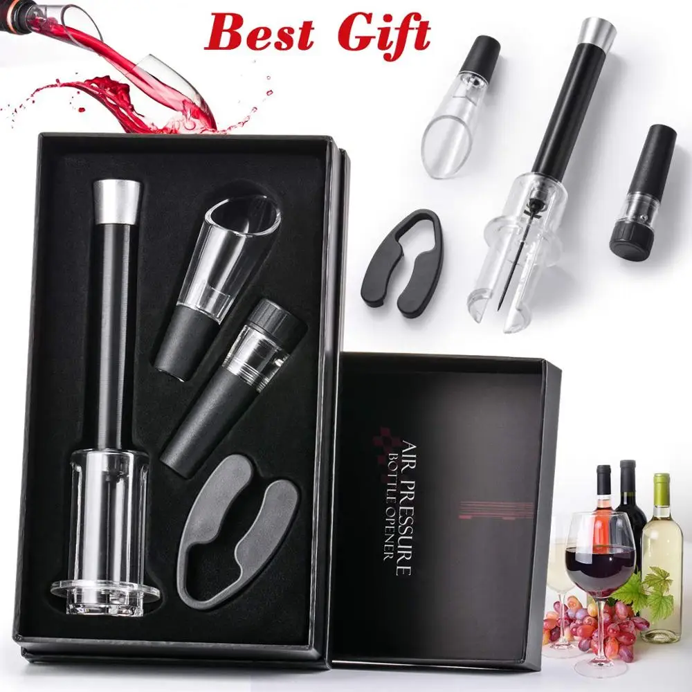 SUNWAY Promotional Corporate Gift Set Private Label Wine Opener Air Pressure Pump Wine Accessories Gift Set
SUNWAY Promotional Corporate Gift Set Private Label Wine Opener Air Pressure Pump Wine Accessories Gift Set