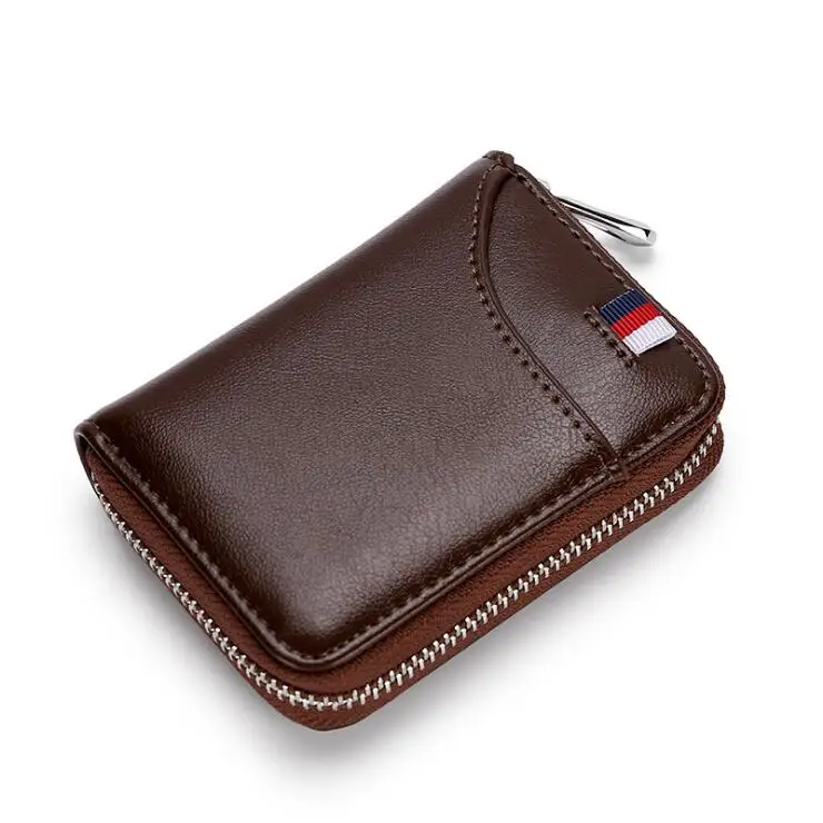 Custom Waterproof card bag fashion design purse credit card holder zipper short men genuine leather credit card bag, 6 colors
Custom Waterproof card bag fashion design purse credit card holder zipper short men genuine leather credit card bag, 6 colors