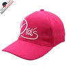Factory supply cotton cap pink hat womens embroidered base ball cap