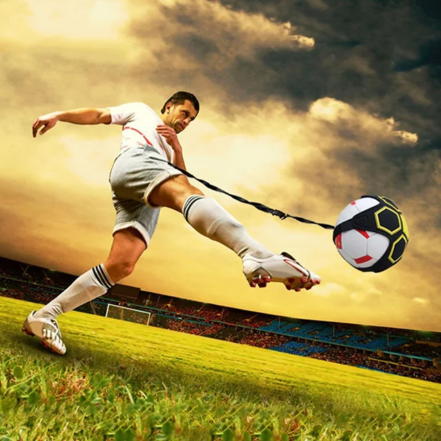 Ucuz Özel Logo Tasarım Kick Solo Futbol Futbol Topu Eğitmen