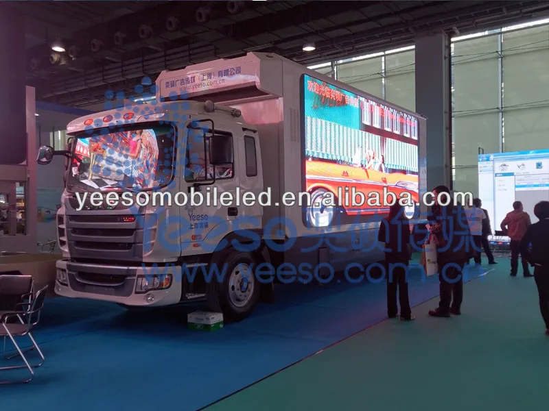 Mobile media advertising truck LED billboard vehicle YES-V9
