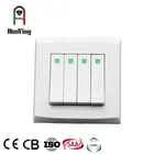 Plastic Copper stainless steel 10A 3 three gang 1 2 double way wall switch