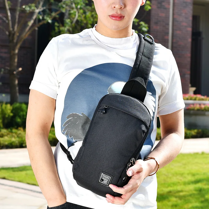 Men Women Anti Theft Backpack Canvas Headphone Hole Boys Crossbody Bag Single Shoulder Teenager Chest Bag Sac A Dos Homme BP0210 (33)