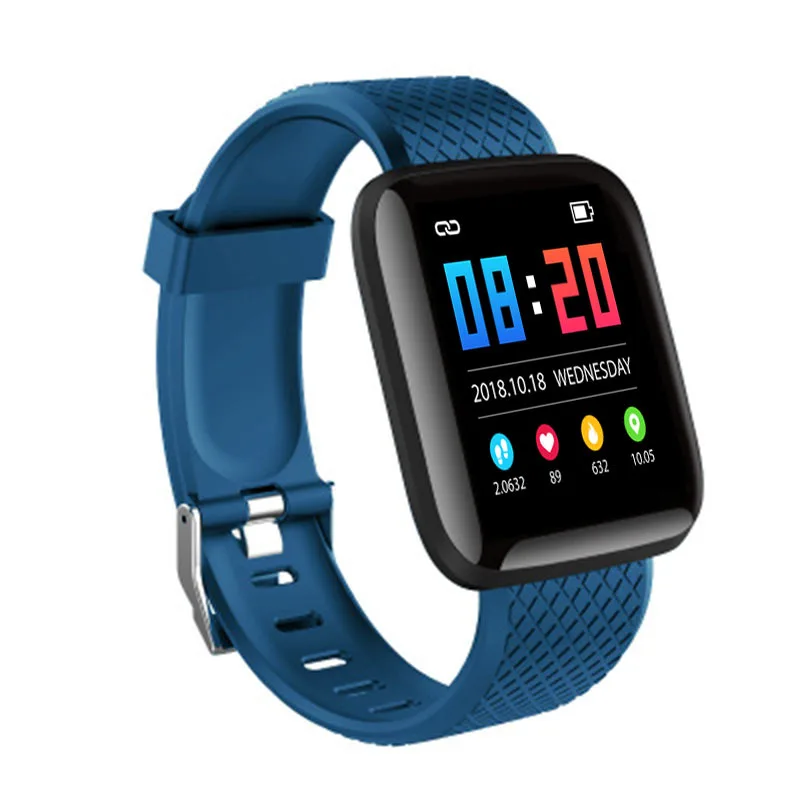 Warmwave 116 PLUS Color Screen Smart Bracelet Watch Heart Rate Blood Pressure Monitoring IP67 Waterproof Wrist Band - ANKUX Tech Co., Ltd