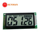 5 digit 7 segment lcd display for car speedometer