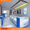 MDF and glass mobile phone store cell phone display showcase