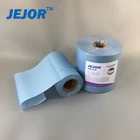 Cellulose PET 60gsm Blue Non Woven Wipes Roll Cleaning Cloth