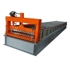 Vietnam G550 roof tile making machine 762mm width roofing sheet roll forming machine