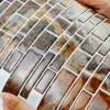 10" x 10" inch Mosaico Peel and Stick Backsplash Tile Solution for Kitchen Bathroom DIY Wall Tiles