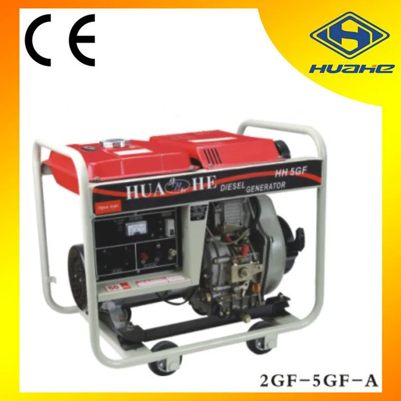 China 5 kVA diesel generator welding machine with price list and high quality