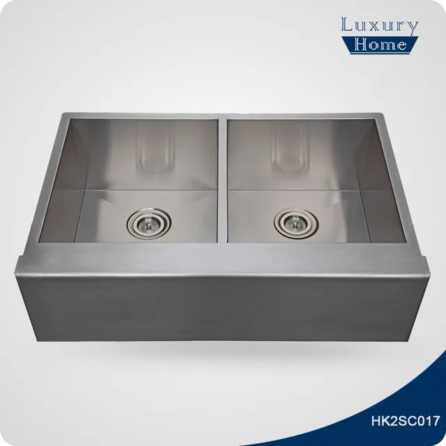 stainless steel undermount double bowl utility kitchen sink