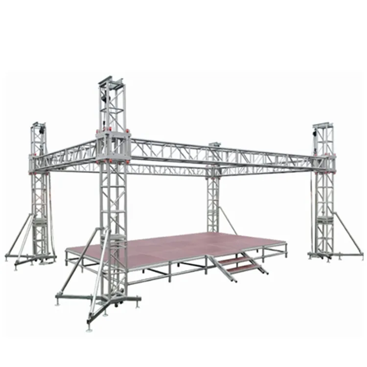 outdoor stage performance truss system portable