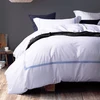 simple white 60S embroidered bedding duvet cover set king size
