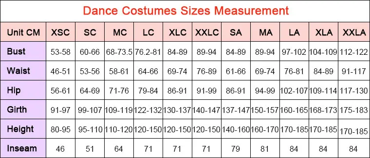 Dance-Costumes-Sizes-Measurement