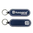 Promotional 2d 3d Embossed Debossed Double Side Rubber Soft Pvc Tag Key Chain Ring Keychain Or Keyring