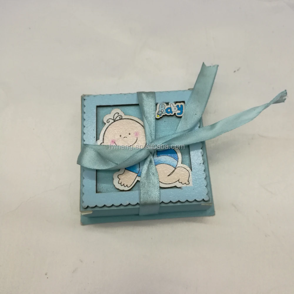 boy wooden with paper baby gift box /luxury gift box packaging