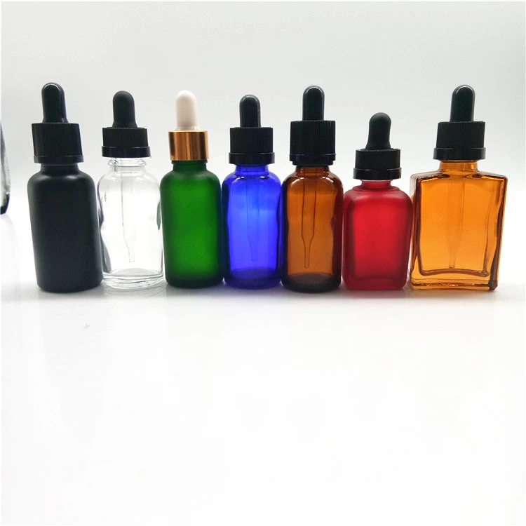 Ml Amber Blue Green Transparent Black Glass Dropper Bottle Ml