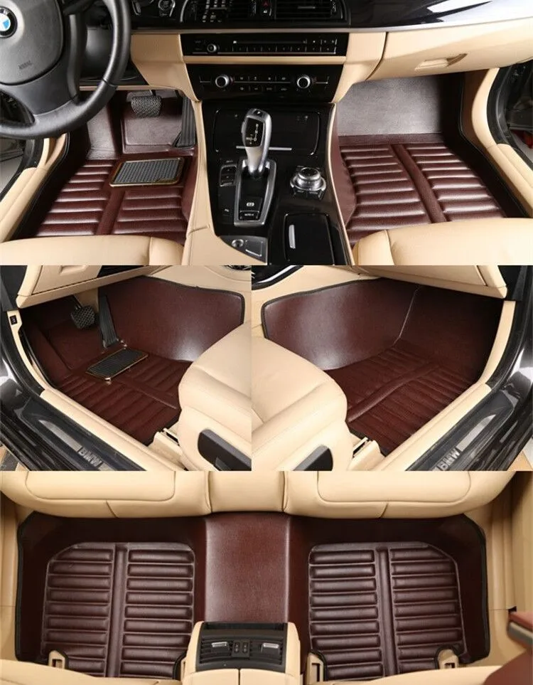 high quality car accessories all weather custom size new design PU leather 3D Car mat