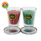 Wholesale scented soy decorative candle glass cup candle In glass jar