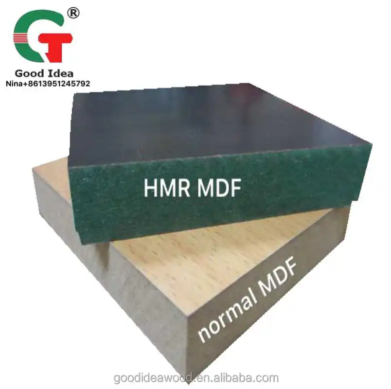 Hmr Melamine MDF Furniture Grade Fiberboard WATERPROOF GREEN WHITE COLOR HIGH DENSITY