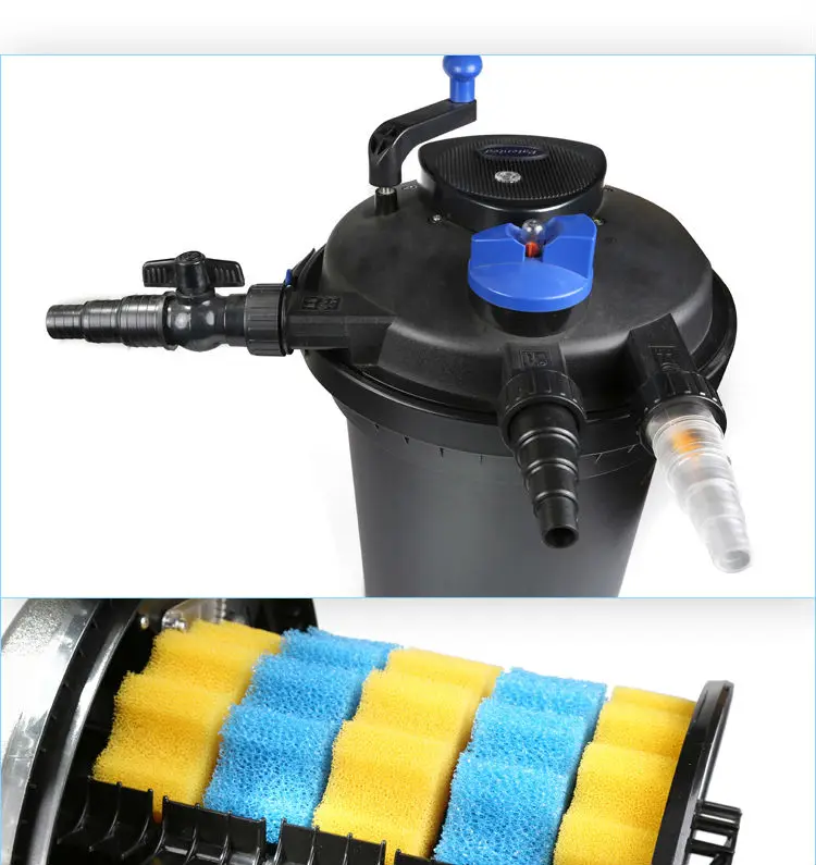 Sunsun External Koi Pond Filter System With Uv Light   Bio Ball  Sponge 