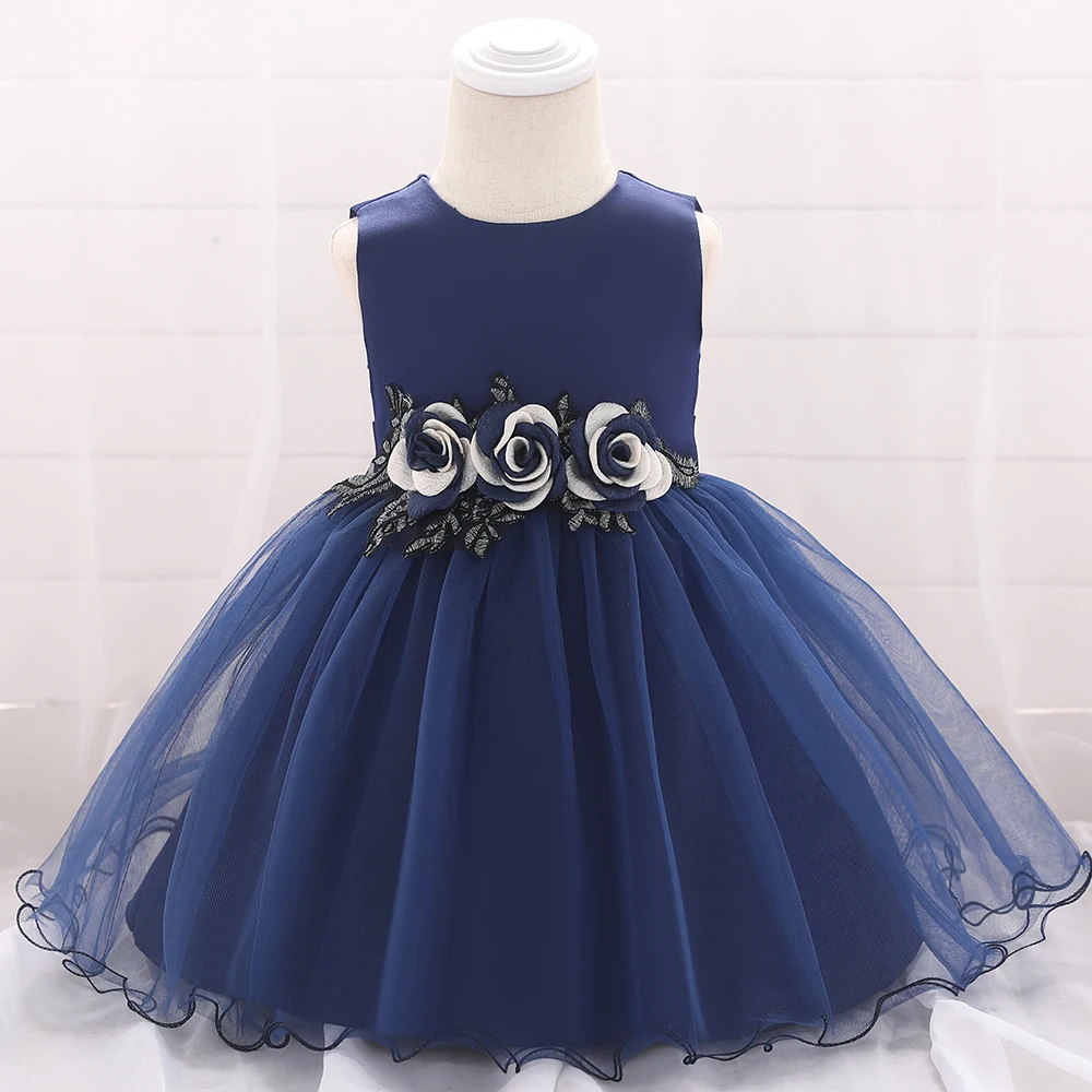 Beautiful 3D Flower Appliques Newborn Baby Frock Design Summer 1 Year Birthday Party Toddler Dress Cotton Inside Skirt L1881XZ, Pink, plum, navy blue
Beautiful 3D Flower Appliques Newborn Baby Frock Design Summer 1 Year Birthday Party Toddler Dress Cotton Inside Skirt L1881XZ, Pink, plum, navy blue