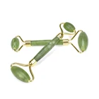 High quality jade roller facial massager I Multicolor gem stones face beauty care roller with crystal roller bottle