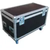 Black Large Hard Photographic Equipment Case with Carrying Handle and Wheels
