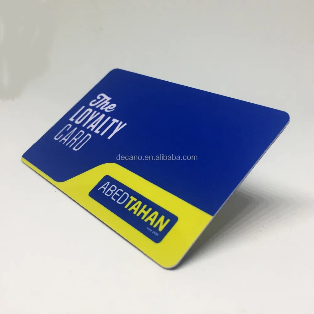 china pvc loyalty card