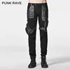 K-223 stock items cheap black pants wholesale gothic punk pants men
