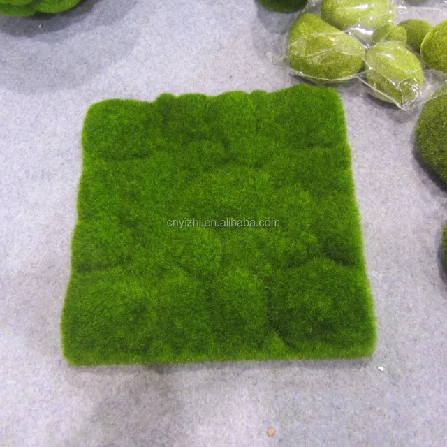 artificial green moss