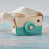 Amazon Hot Sale Kids Educational Multi Color Wooden Toy Camera Mini Wood Camera Toys For Birthday Gift