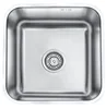 Stainless Steel Deep Undermount Sink Non-porous Hand Blended Just Finish