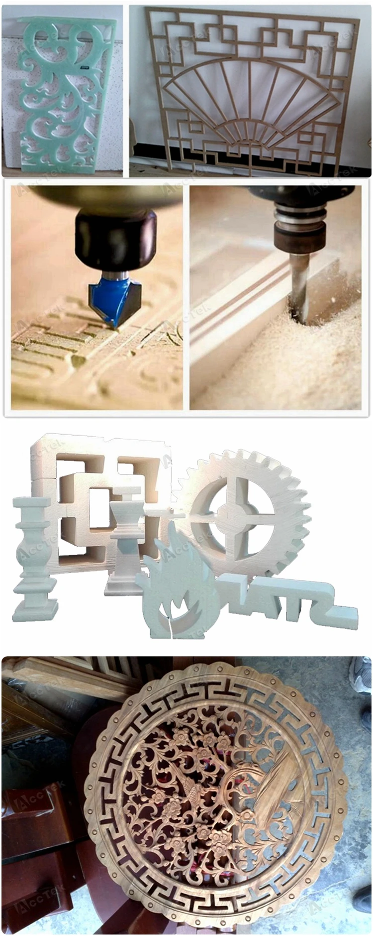 Small wood cutting 3d cnc router auto tool changing cnc router machine 1212