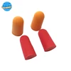 Custom orange noise cancelling disposable foam earplugs for ear protection