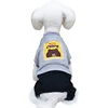 2019 New cheep hot sale light grey soft fabric double pocket hoodie coat pet accessories import dog clothes China