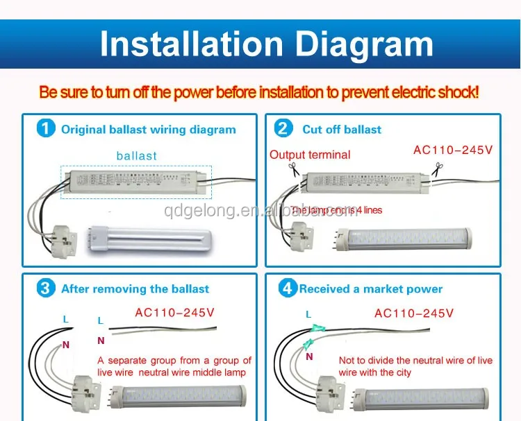 熱い販売9ワット23センチledチューブライト2g11タイプ用homehold仕入れ・メーカー・工場