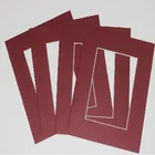 bevel cut matboard for picture frame/double layer mount board photo frame double card paper frame