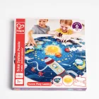 Custom 102pcs high quality children toys card board round jigsaw puzzle paper with LED