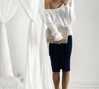 Womens Elegant V Neck Loose Knit Sweater Pullover Long Sleeve Spring Casual Sweater Tops Woman
Womens Elegant V Neck Loose Knit Sweater Pullover Long Sleeve Spring Casual Sweater Tops Woman