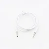 ABS housing white original 3.5mm 4pole TRRS male to male aux audio cable for headphone for ipod