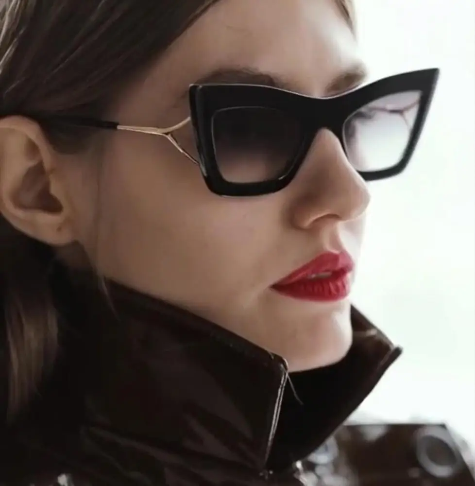 Sunflower Fashion oversized big Cat Eye Classic uv400 italy design women sunglasses 2019
Sunflower Fashion oversized big Cat Eye Classic uv400 italy design women sunglasses 2019